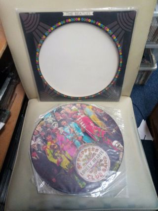 THE BEATLES Sgt.  Peppers Lonely Hearts Club Band LP RARE USA 1978 PICTURE DISC 4