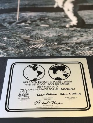 APOLLO 11 Buzz Aldrin,  Hand Signed and Numbered Limited Edition 24x36 Poster 6