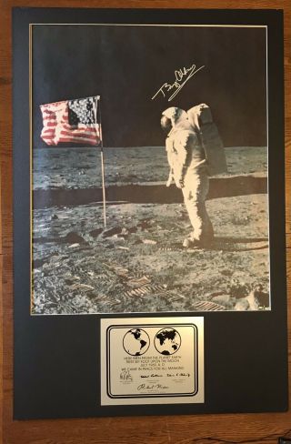 APOLLO 11 Buzz Aldrin,  Hand Signed and Numbered Limited Edition 24x36 Poster 7