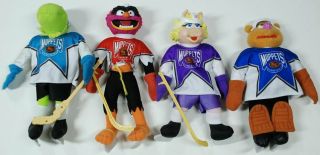 The Muppet Hockey Team.  These 4 Stuffed Toys Came From Mcdonalds In 1995.