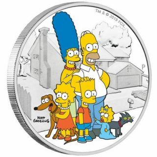 2019 The Simpson Family 2oz Silver Proof Coin