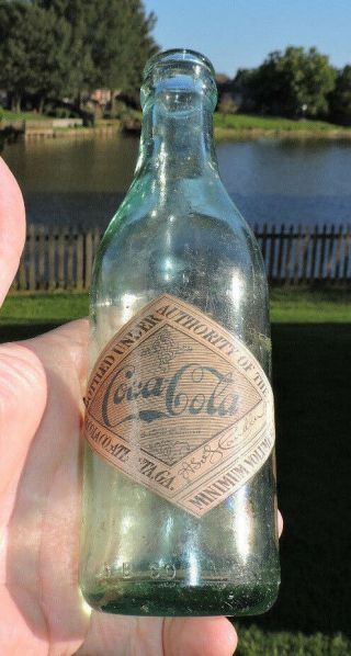 Rare Straight Side Coca Cola Bottle " Tampa,  Florida