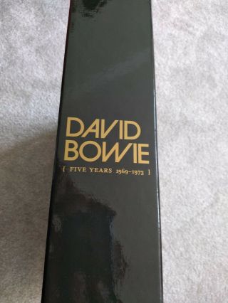 Vinyl DAVID BOWIE FIVE YEARS (1969 - 1973) BOX SET 11 LP ' s & 1 Book record ziggy 3