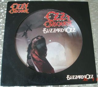 Ozzy Osbourne ‎– " Blizzard Of Ozz " Picture Disc Lp Epic ‎– 88697874711
