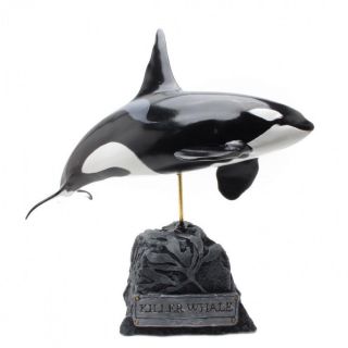 Kaiyoukoubou Killer Whale Orca Real Figure Fish Carving From Japan F/s