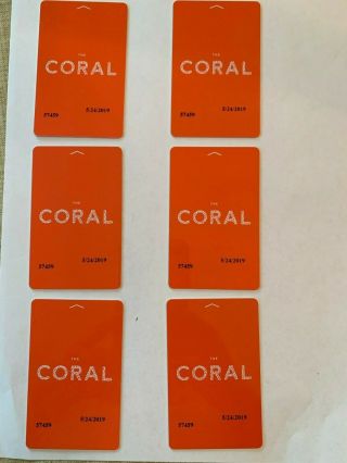 Atlantis Bahamas Coral Towers Resort Room Key Card Souvenir