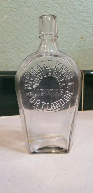 Rare Western Whiskey Pint Flask