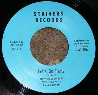 Private 1977 Mn Disco Funk Soul 45 Strivers Band " Let 