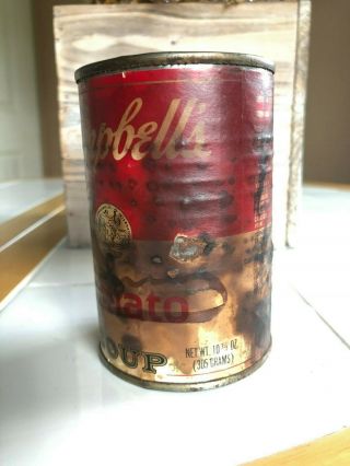 ANDY WARHOL signed CAMPBELL ' S TOMATO SOUP CAN 3