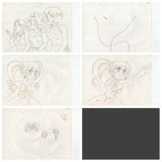 I ' ll Make a Habit of It Japanese animation cel with douga 5 CELS 2