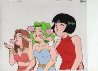 I ' ll Make a Habit of It Japanese animation cel with douga 5 CELS 3