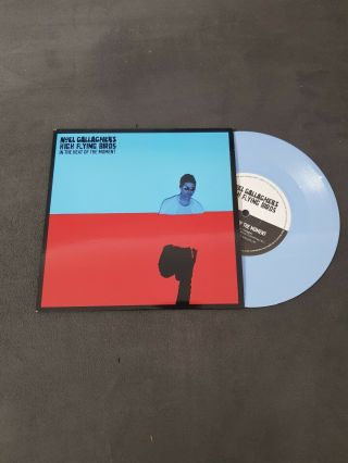 Noel Gallagher High Flying Birds In The Heat Of The Moment Blue 7inch Vinyl