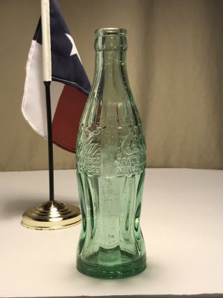 PAT ' D DEC.  25,  1923 Coca - Cola Hobbleskirt Coke Bottle - JACKSONVILLE,  TEX Texas 2