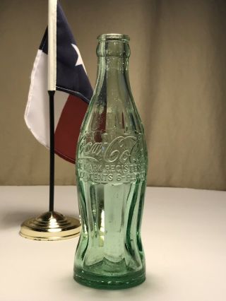 PAT ' D DEC.  25,  1923 Coca - Cola Hobbleskirt Coke Bottle - JACKSONVILLE,  TEX Texas 3