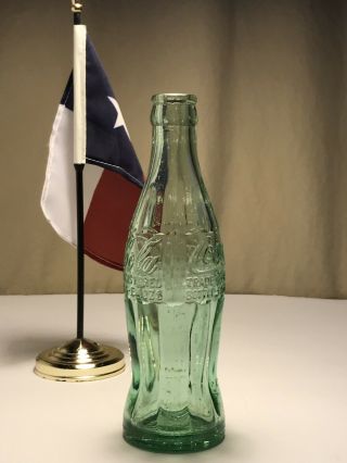 PAT ' D DEC.  25,  1923 Coca - Cola Hobbleskirt Coke Bottle - JACKSONVILLE,  TEX Texas 4
