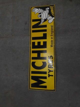 Porcelain Michelin Tyres and Goodyear Enamel sign 11 