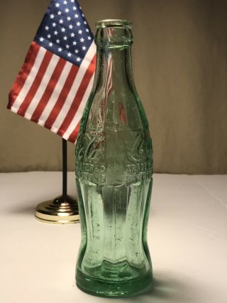 PAT ' D DEC.  25,  1923 Coca - Cola Hobbleskirt Coke Bottle - TALLAHASSEE FLA Florida 2