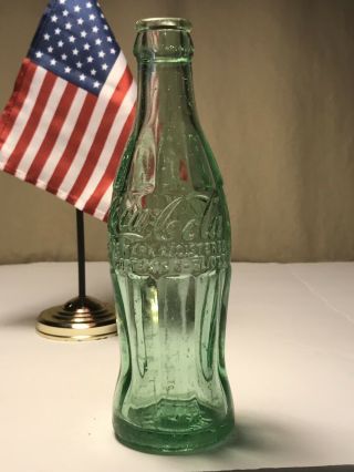 PAT ' D DEC.  25,  1923 Coca - Cola Hobbleskirt Coke Bottle - TALLAHASSEE FLA Florida 3