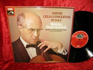 1976 Uk Near Asd 3255 Stereo Quad Haydn Cello Concertos In D & C Rostropovi