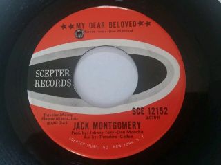 Northern Soul Funk 45 Record Jack Montgomery My Dearly Beloved Vg,