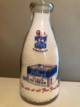 1947 Red And Blue Painted Label Pilley 