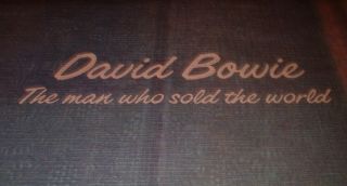 DAVID BOWIE Man Who The World LP 1971 MERCURY 1st Press DRESS COVER 3