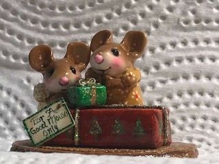 Wee Forest Folk Christmas For A Good Mouse Only
