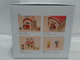 Disney KIDEA BUSY BOX Wooden Toy Mickey & Friends Building block from Japan 3