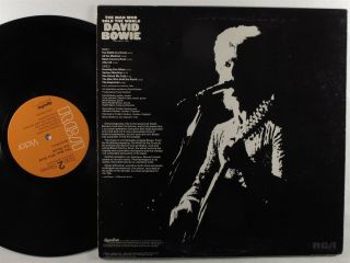 DAVID BOWIE The Man Who The World RCA LP w/poster 2