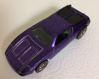 Hot Wheels Redline Metallic Purple Amx / 2 W/black Interior 1970