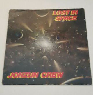Jonzun Crew Lost In Space 1st Press Vinyl Lp 21 Records Pold5098 1983 Tommy Boy