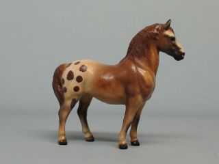 Old Monrovia Hagen Renaker Mini Head Up Appaloosa Horse Flaws