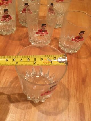 Beefeater London Dry Gin Hi - Ball Glass SET OF 10 RARE SEXY COOL 6