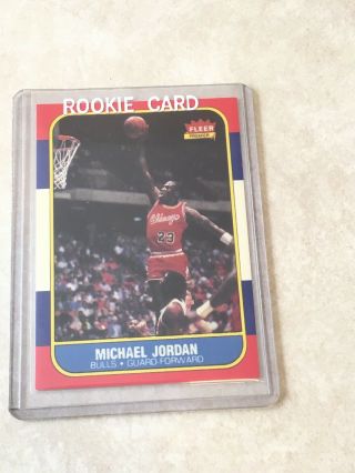 Micheal Jordan Baseball Rookie Card