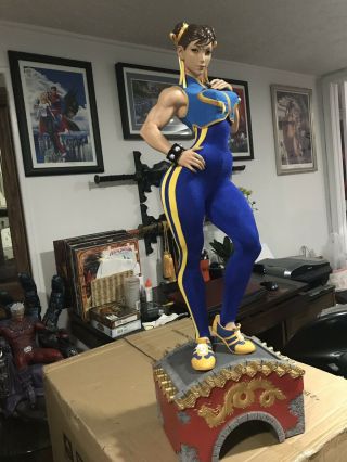 Pop Culture Shock 1:3 EXCLUSIVE Chun Li Alpha Street Fighter Statue 2