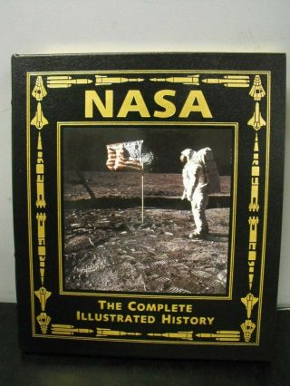 Nasa The Complete Illustrated History Leather Bound Signed Edition Buzz Aldrin