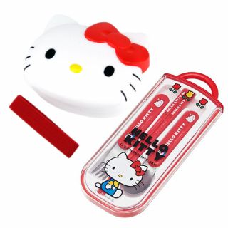 Hello Kitty Lunch Box Sanrio Bento Purse Japan Food Container