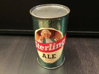 Sterling Ale (136 - 30) Empty Flat Top Beer Can By Sterling,  Evansville,  In