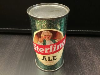 Sterling Ale (136 - 30) empty flat top beer can by Sterling,  Evansville,  IN 3