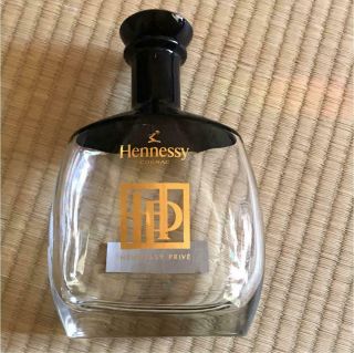 Empty Bottle Hennessy Prive No Box Cognac Brandy Liquor Rare