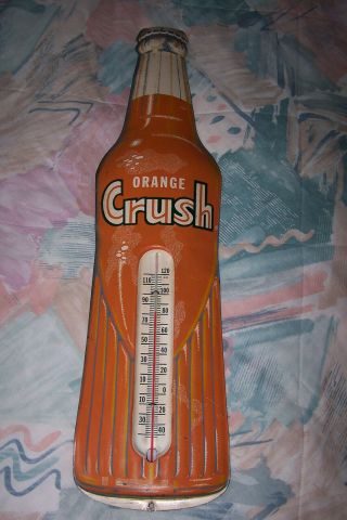 Orange Crush Bottle Thermometer