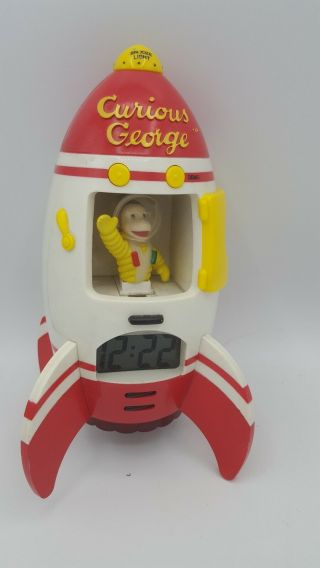 1999 Fantasma Curious George Rocket Alarm Clock