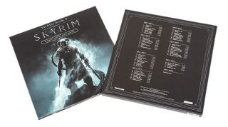 The Elder Scrolls V Skyrim soundtrack Jeremy Soule Clear vinyl 4 LP BOX SET 2