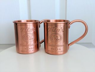 Tito ' s Vodka Copper Moscow Mule Mug,  Set of 2, 2