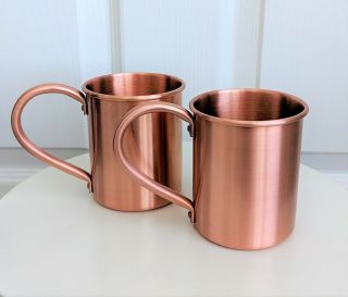 Tito ' s Vodka Copper Moscow Mule Mug,  Set of 2, 3