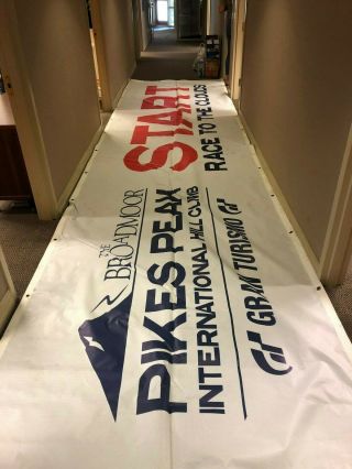 Authentic Pikes Peak International Hill Climb Start Line Banner (2017 - 2018) 2