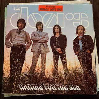 The Doors Waiting For The Sun 68 Elektra Mono 1st Press 1b/1b Hype Promo Sticker