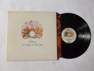 Queen A Night At The Opera 1975 Uk - 2/ - 2 Blairs Embossed 1st Press Vinyl Lp