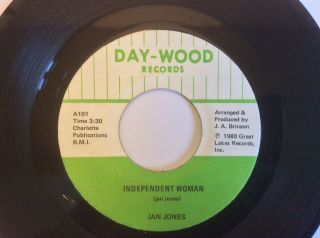 Jan Jones Independent Woman 70’s Northern Soul