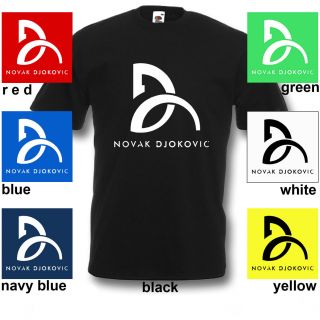 Logo Novak Djokovic Tennis Champions T - Shirt Sport Winner Mens Shirt S - 2xl